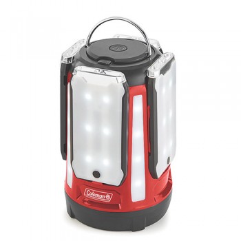 Coleman LED 4 Panel Lumen Lantern, Red