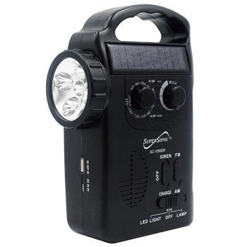 SuperSonic Dynamo Radio w/ Flashlight